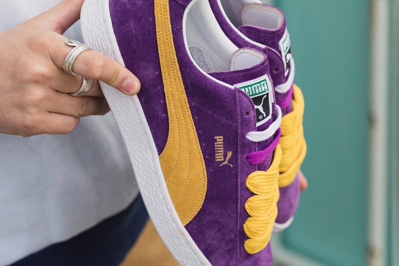 スニーカーヘッズに敬意を表す PUMA SUEDE “MIJ（Made in Japan）Collectors” 名作SUEDEの50周年記念プロジェクトの一環にパープル/イエローを纏ったヴィンテージの日本製復刻モデルが発売決定