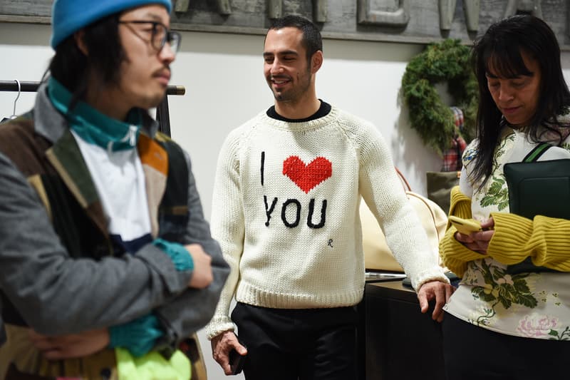 ラフ ・シモンズも駆けつけた Raf Simons x The Woolmark Company のコラボニット発売記念パーティーに潜入 『Dover Street Market Ginza』を“I LOVE 東京”で埋め尽くした一夜 ザ ウール カンパニー DSMG ドーバー 銀座 HYPEBEAST ハイプビースト