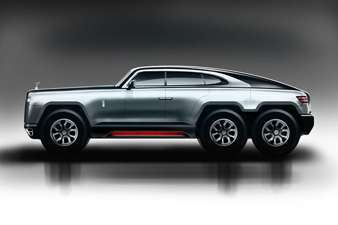 Rolls-Royce のファントムがまさかのオフロード仕様 6x6 SUV に大変身!?