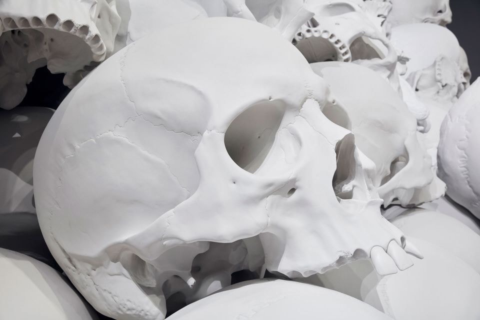 ハイパーリアリズム彫刻家 ロン・ミュエクによる100体の巨大頭蓋骨が積まれたインスタレーションをチェック Ron Mueck メルボルン オーストラリア 頭蓋骨 骸骨 骨 インスタレーション 展示 美術館 ギャラリー ハイプ ビースト hypebeast