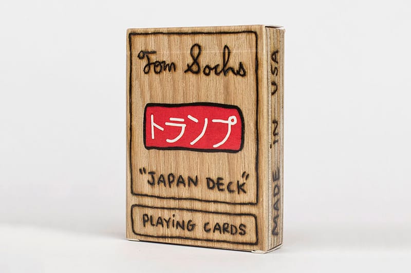 NY の現代アーティスト Tom Sachs より日本の伝統文化に焦点を当てたトランプカードが登場