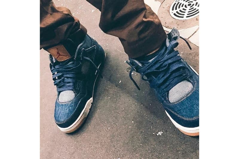 トラヴィス・スコット Leviʼs Jordan Brand による コラボ Air Jordan 4 travis scott