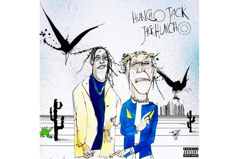 Travis Scott & Quavo による待望のコラボアルバム『Huncho Jack, Jack Huncho』が前倒しリリース トラヴィス・スコット クエヴォ migos ミーゴス offset オフセット takeoff テイクオフ Ralph Steadman ラルフ・ステッドマン Murda Beatz マーダ・ビーツ Mike Dean マイク・ディーン Southside サウスサイド ハイプ ビースト hypebeast