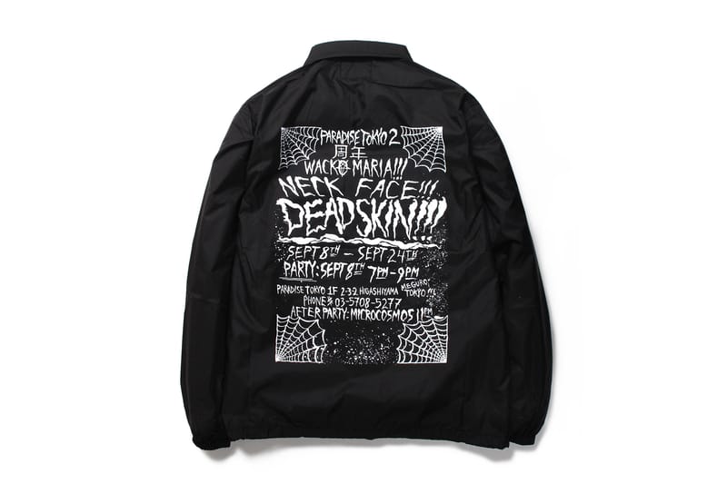 WACKO MARIA x NECK FACE より PARADISE TOKYO 2周年のイベントフライヤーをプリントした別注コレクションが登場