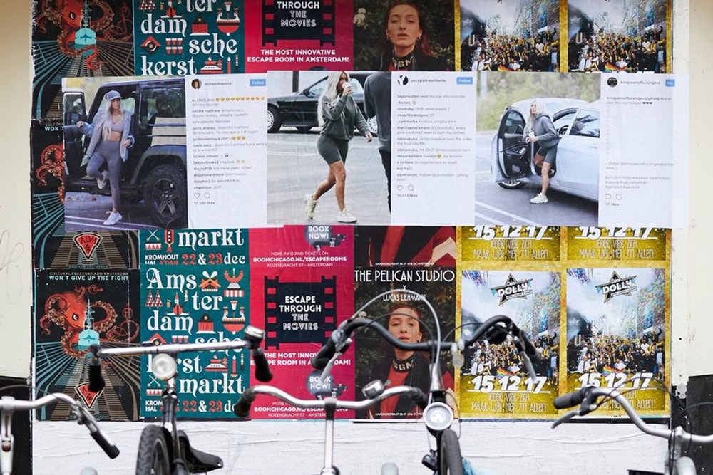 YEEZY SEASON 6 のポスターが世界各地で同時多発的に出現