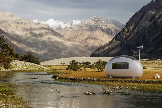 こんな所にも家が？場所に捉われない世界のミニマルなモバイルハウスの数々 モバイルハウス mobile house 移動式 住居 住宅 家 建築 水上 森 ミニマル コンパクト ハウス hypebeast