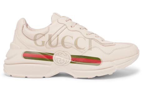 ボリューミーでヴィンテージライクな Gucci の Rhyton スニーカー3種類がリリース グッチ リュトン ロゴ ダッドスニーカー hypebeast