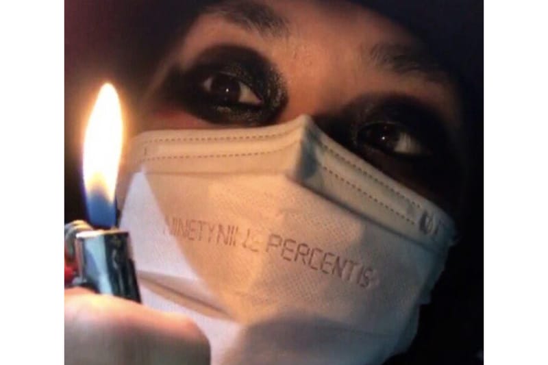 99%IS- よりシンプルな中にもパンクマインドを感じさせる使い捨てマスクが登場