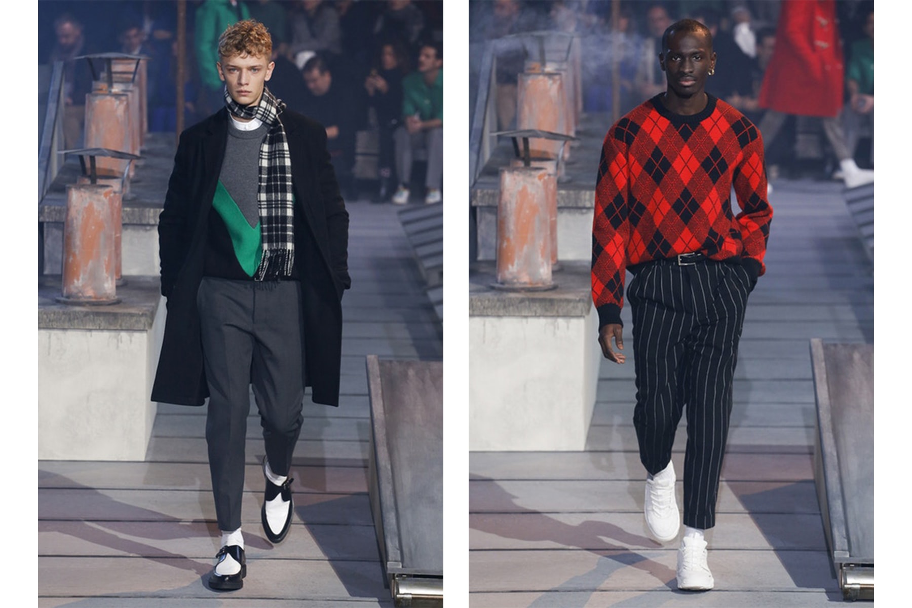 HYPEBEAST が選ぶ Paris Fashion Week: Men's 2018年秋冬ベストルック Day 3 キム・ジョーンズの〈Louis Vuitton〉最後のランウェイに業界人が涙した3日目もパリらしい錚々たるブランドが集結  2018年秋冬のパリファッション・ウィーク3日目は、前日にKim Jones（キム・ジョーンズ）の〈Louis Vuitton（ルイ・ヴィトン）〉退任報道があり、その驚きが収まることなく迎えた1日だった。ロンドン生まれの天才は〈Supreme（シュプリーム）〉との衝撃のコラボレーションなど、ストリートとラグジュアリーの架け橋となり、その垣根を取り除いてくれた立役者であることに疑いようの余地はない。あくまで筆者の推測の域ではあるが、世界屈指のメゾンとして確固たる地位を築いてきたブランドだけに、KJの挑戦という旅路では公にならない“何か”があったのではないだろうか。  集大成となるコレクションではピースサインのグラフィックでLVロゴを表現したニットやフットボールシャツなどを披露し、〈Louis Vuitton〉への感謝と愛を公言。また、フィナーレにKate Moss（ケイト・モス）とNaomi Campbell（ナオミ・キャンベル）を両手にして登場したJonesの姿は、後世にも語り継がれる一瞬になるはずだ。  一方で、Day 3は〈Yohji Yamamoto（ヨウジ ヤマモト）〉、〈Dries Van Noten（ドリス ヴァン ノッテン）〉、〈Rick Owens（リック オウエンス）〉といったファッション界屈指のメゾンが登場した1日でもある。上のフォトギャラリーでは、その数あるブランドのベストルックを厳選しているので、是非チェックしてみてほしい。  あわせて、数あるランウェイをハイライト形式でまとめた各都市の日別ベストルックは、以下からご確認を。  2018年秋冬ファッションウィーク 各都市日別ベストルック ロンドン：Day 1 / Day 2 / Day 3 ミラノ：Day 2 / Day 3 / Day 4