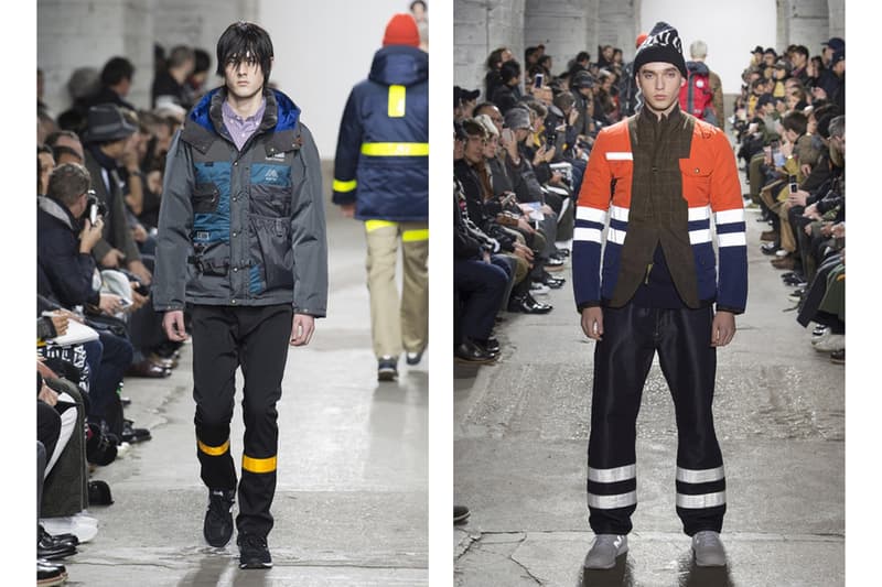 HYPEBEAST が選ぶ Paris Fashion Week: Men's 2018年秋冬ベストルック Day 4 〈Junya Watanabe MAN〉や〈COMME des GARÇONS HOMME PLUS〉の登場に加え、この日は非公式スケジュールで〈Vetements〉も単独ランウェイを開催  2018年秋冬のパリファッションウィーク・メンズ4日目は、いよいよ後半戦に突入。この日の先陣を切ったのは、日本が誇るメンズウェアブランド〈Junya Watanabe MAN（ジュンヤ ワタナベ マン）〉。「株式会社コムデギャルソン」の取締役副社長を兼任するデザイナー・渡辺淳弥は、今季のパートナーに〈The North Face（ザ・ノース・フェイス）〉、〈Canada Goose（カナダ グース）〉、〈Karrimor（カリマー）〉といったアウトドアの名門を招聘。また、この日は〈COMME des GARÇONS HOMME PLUS（コム デ ギャルソン・オム プリュス）〉も登場し、不可思議なテキスタイルと様変わりな被り物で観衆を呆気に取ったほか、スニーカーヘッズたちの間では〈Nike ACG（ナイキ ACG）〉とのコラボモデルに一際注目が集まった。  さらに、公式スケジュールではないものの、この日は〈Vetements（ヴェトモン）〉も単独でランウェイを開催。ストリート＆オーバーサイズというDemna Gvasalia（デムナ・ヴァザリア）の真骨頂の中でも、最新コレクションではスカーフと壊滅的なミリタリーパンツの提案が非常に印象的に映った。  『HYPEBEAST』編集部の独断と偏見でピックアップした4日目のベストルックは、上のフォトギャラリーから。あわせて、数あるランウェイをハイライト形式でまとめた2018年秋冬シーズンの各都市の日別ベストルックは、以下からご確認を。