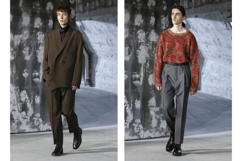 HYPEBEAST が選ぶ Paris Fashion Week: Men's 2018年秋冬ベストルック Day 1, 2 Julien David Lemaire Walter Van Beirendonck Off-White™ CMMN SWDN Valentino Y/Project Haider Ackermann GmbH 〈Off-White™〉、〈Valentino〉、〈Haider Ackermann〉、〈Lemaire〉らから汲み取る十人十色のスーツ解釈 ファッションウィークは遂にフランスの首都・パリへと上陸。ロンドン、ミラノともにスーツスタイルを再解釈した“ビジネスカジュアル 2.0”と他の織物にはない登録制システムにて管理される“タータン”が主役の座を飾ったが、花の都でもその流行は顕著だった。 初日は『INTERNATIONAL GALLERY BEAMS』での展開が記憶に新しいアフリカにルーツを持つブランド〈NÏUKU（ニウク）〉や、ベルリンのダンスフロアより同国のクラブカルチャーを色濃く反映する〈GmbH〉など新進気鋭のレーベルがアクトを務める。続く2日目は一転、Virgil Abloh（ヴァージル・アブロー）率いる〈Off-White™（オフホワイト）〉を筆頭に、〈Valentino（ヴァレンティノ）〉、〈Haider Ackermann（ハイダー アッカーマン）〉、〈Lemaire（ルメール）〉といったファッション業界の重鎮ブランドがこぞって最新コレクションを披露。そこではストリート一辺倒だった近年の流れに終止符を打つかのような“テーラードの新たな在り方”が提案された。 服飾産業の伝統に敬意を評しながらも、既存概念の限界値を超えた圧巻のスタイルは、上のフォトギャラリーから。あわせて、数あるランウェイをハイライト形式でまとめた各都市の日別ベストルックは、以下からご確認を。 2018年秋冬ファッションウィーク 各都市日別ベストルック ロンドン：Day 1 / Day 2 / Day 3 ミラノ：Day 2 / Day 3