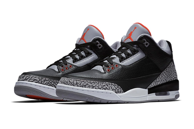 Air Jordan 3 Retro OG “Black Cement” の正式な復刻リリース情報が遂に解禁 エア ジョーダン 3 ブラック セメント ナイキ HYPEBEAST ハイプビースト