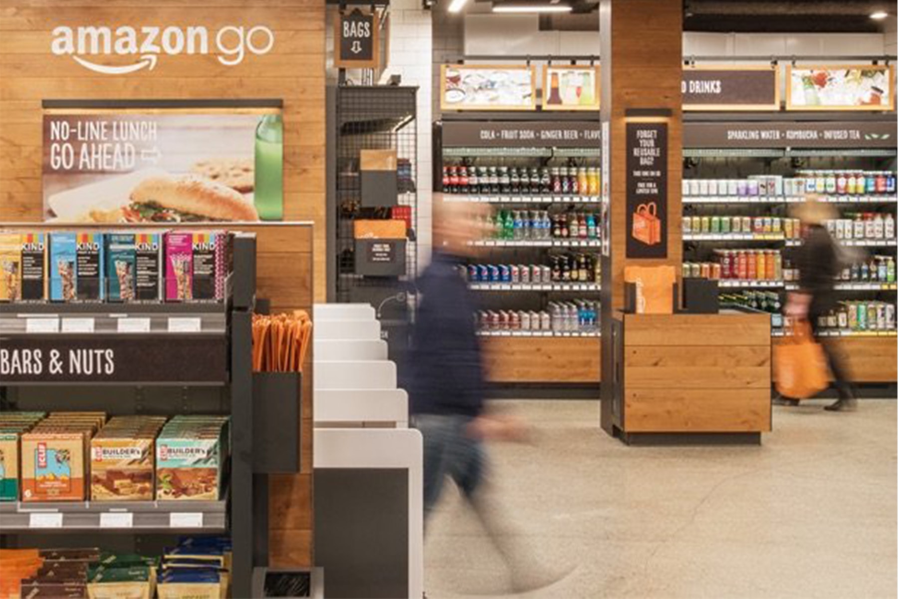 Amazon による“レジのないコンビニ” Amazon Go の実店舗が遂にオープン アマゾン ゴー スーパー