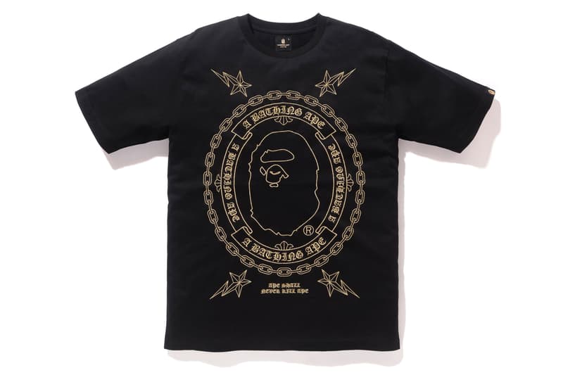 BAPE®️ が素材と製法を追求したワンランク上の新コレクション “A BATHING APE® BLACK” を発表 ブラックを基調にゴールドカラーのメタルプレートや刺繍を採用した高級感溢れる全10型 〈BAPE®️(ベイプ)〉は1月27日(土)に〈Dr. Martens(ドクターマーチン)〉とのコラボブーツのリリースを控えているが、同日にまたヘッズたちの頭を悩ませるコレクションが立ち上げを迎える。“A BATHING APE® BLACK”はブラックを基調としたデザインと、より高いクオリティの素材&製法を追求したハイグレードなコレクションで、高級感のあるゴールドカラーのメタルプレートや刺繍を採用。フェイクファーを採用したSHARK HOODIE(シャークフーディ)のジャケット、M-51やスウェット、サングラスなど、全10型のアイテムがラインアップしており、国内での販売は『BAPE STORE® HARAJUKU』と『BAPE STORE® DMS GINZA』のみとなるようだ。 上のフォトギャラリーからアイテム一覧をチェックしたあとは、『bape.com』からプライスを確認しておこう。 また、〈BAPE®️〉は新スポーツライン〈BAPE®️ PERFORMANCE〉をローンチし、コレクター必見のゴルフヘッドカバー&ボールセットもリリース済みなので、こちらもお買い逃しなく。