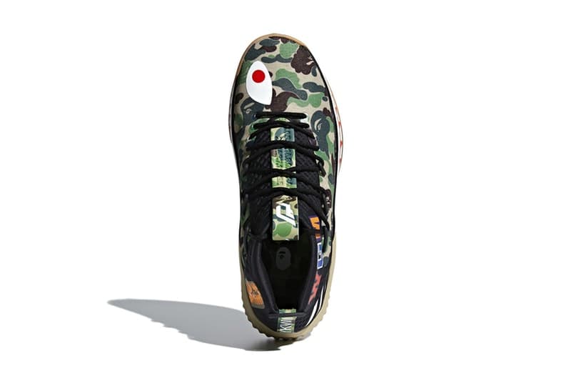 BAPE®️ x adidasより遊び心満載の新作コラボ Dame 4 が登場 〈BAPE®️〉のアイコン的存在であるシャークモチーフやABC CAMOを1足に集約 Dr.Martens ドクターマーチン BAPE®️ ベイプ A BATHING APE®️ ア ベイシング エイプ adidas Originals アディダス オリジナルス Damian Lillard デイミアン・リラード Dame 4 シャークモチーフ タイガーモチーフ ABC CAMO HYPEBEAST ハイプビースト