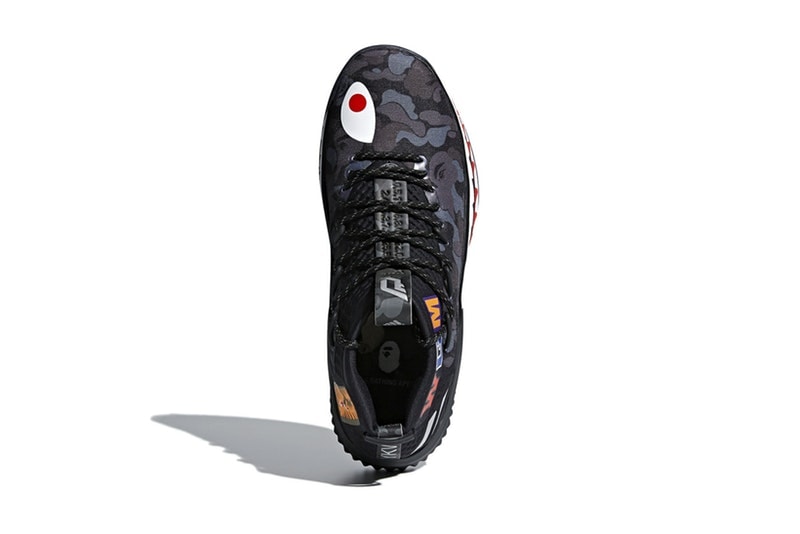 BAPE®️ x adidasより遊び心満載の新作コラボ Dame 4 が登場 〈BAPE®️〉のアイコン的存在であるシャークモチーフやABC CAMOを1足に集約 Dr.Martens ドクターマーチン BAPE®️ ベイプ A BATHING APE®️ ア ベイシング エイプ adidas Originals アディダス オリジナルス Damian Lillard デイミアン・リラード Dame 4 シャークモチーフ タイガーモチーフ ABC CAMO HYPEBEAST ハイプビースト