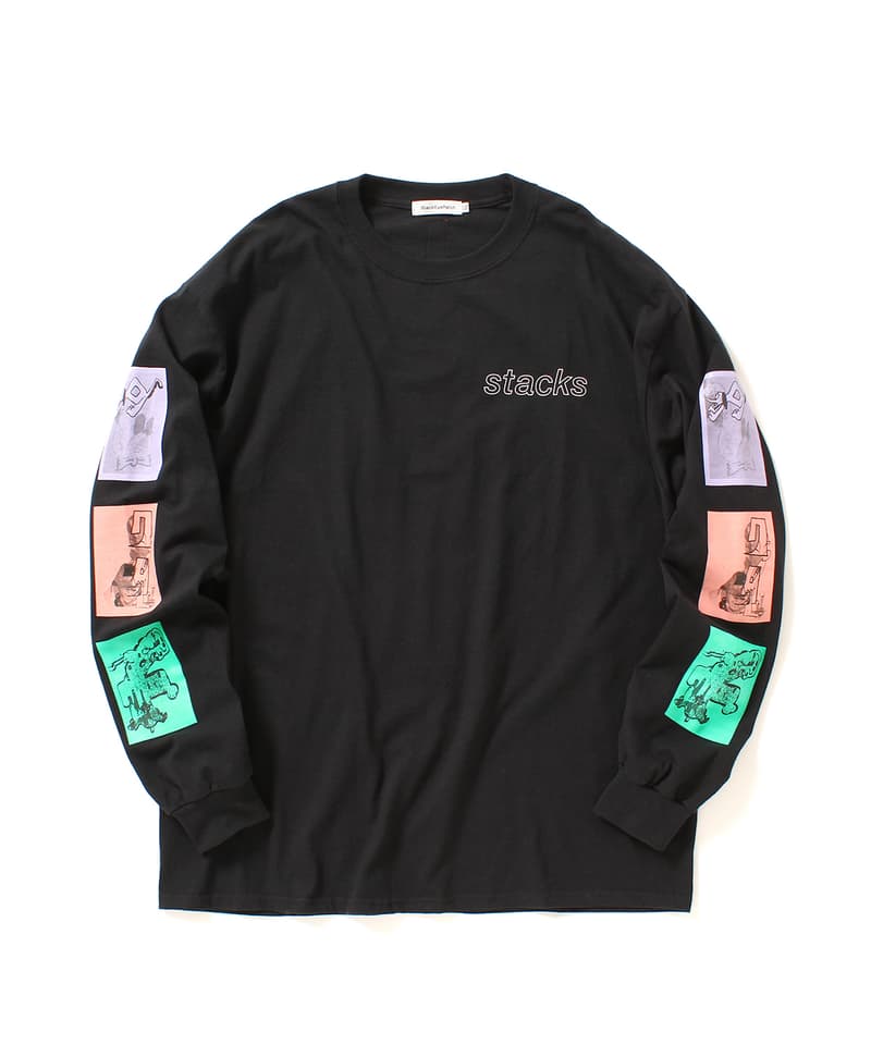 BlackEyePatch の ZINE『stacks』にフックしたポップアップが開催決定 舞台となる『ビームスT 原宿』では『stacks』に参加したアーティストの作品の展示販売とともに別注アイテムも発売 ヒップホップをはじめとする様々なカルチャー的背景を持ち、“東京”をテーマとしたアパレル展開をはじめ、様々な活動を行っている〈BlackEyePatch(ブラックアイパッチ)〉。昨年は、ストリート発のブランドとして「Amazon Fashion」主催の“AT TOKYO”にも参加したことでも脚光を浴びたが、その〈BlackEyePatch〉が『ビームスT 原宿』でポップアップを開催する。 昨年末に同レーベルがリリースしたZINE2冊のうち、世界各国のアーティストのアートワークをオムニバス形式で収録した『stacks Issue 1』をテーマとした本展では、参加アーティストの作品の展示販売に加え、彼らのアートワークをパーカやTシャツ、ロンT、キャップに落とし込んだ別注アイテムを発売されるとのことだ。 ありふれたアートTシャツとは一線を画し、ストリート色もしっかりと押し出されたコレクションは購入の価値あり。会期は1月26日(金)~2月4日(日)となっているので、お近くの際は是非、足を運んでみてはいかがだろうか。参加アーティストの一覧は、こちらから。 あわせて、『stacks Issue 1』とともにリリースされ、グレート・ザ・歌舞伎町をフィーチャーした一冊『RED EYE BLACK CAT』も今一度プレイバックしておこう。