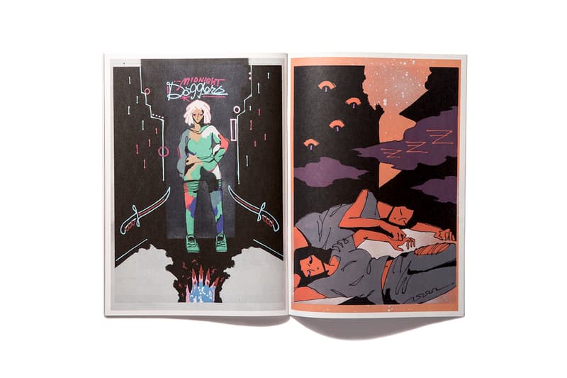 BlackEyePatch の ZINE『stacks』にフックしたポップアップが開催決定 舞台となる『ビームスT 原宿』では『stacks』に参加したアーティストの作品の展示販売とともに別注アイテムも発売 ヒップホップをはじめとする様々なカルチャー的背景を持ち、“東京”をテーマとしたアパレル展開をはじめ、様々な活動を行っている〈BlackEyePatch(ブラックアイパッチ)〉。昨年は、ストリート発のブランドとして「Amazon Fashion」主催の“AT TOKYO”にも参加したことでも脚光を浴びたが、その〈BlackEyePatch〉が『ビームスT 原宿』でポップアップを開催する。 昨年末に同レーベルがリリースしたZINE2冊のうち、世界各国のアーティストのアートワークをオムニバス形式で収録した『stacks Issue 1』をテーマとした本展では、参加アーティストの作品の展示販売に加え、彼らのアートワークをパーカやTシャツ、ロンT、キャップに落とし込んだ別注アイテムを発売されるとのことだ。 ありふれたアートTシャツとは一線を画し、ストリート色もしっかりと押し出されたコレクションは購入の価値あり。会期は1月26日(金)~2月4日(日)となっているので、お近くの際は是非、足を運んでみてはいかがだろうか。参加アーティストの一覧は、こちらから。 あわせて、『stacks Issue 1』とともにリリースされ、グレート・ザ・歌舞伎町をフィーチャーした一冊『RED EYE BLACK CAT』も今一度プレイバックしておこう。