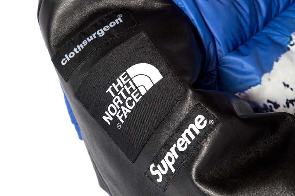 Supreme x The North Face の雪山ダウンブランケットを用いた世界に1着しかないダウンMA-1ジャケットをチェック シュプリーム ノースフェイス Clothsurgeon クロスサージョン