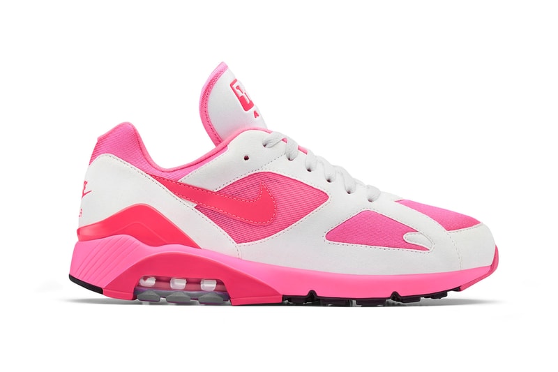 COMME des GARÇONS HOMMExNikeによる最新コラボAir Max 180のディテールルックが到着 ギャルソン　ナイキ エア マックス   コラボ スニーカー　シューズ HYPEBEAST ハイプビースト