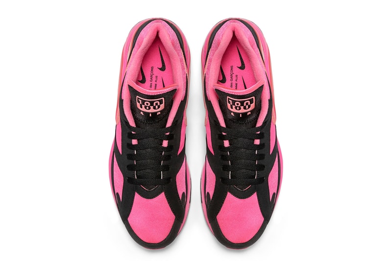 COMME des GARÇONS HOMMExNikeによる最新コラボAir Max 180のディテールルックが到着 ギャルソン　ナイキ エア マックス   コラボ スニーカー　シューズ HYPEBEAST ハイプビースト