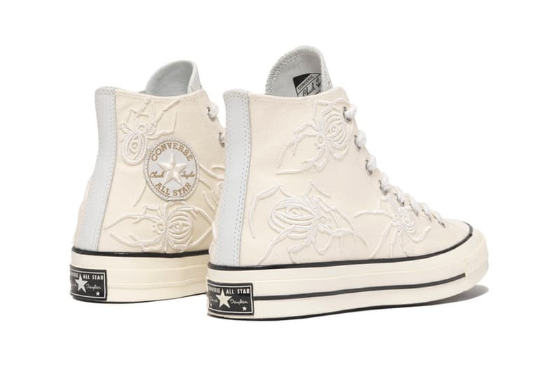 実力派タトゥーアーティスト Dr. Woo が手がける蜘蛛の刺繍を纏った Converse Chuck '70 が登場 dr. woo ドクター ウー コンバース chuck taylor 70s チャックテイラー hypebeast