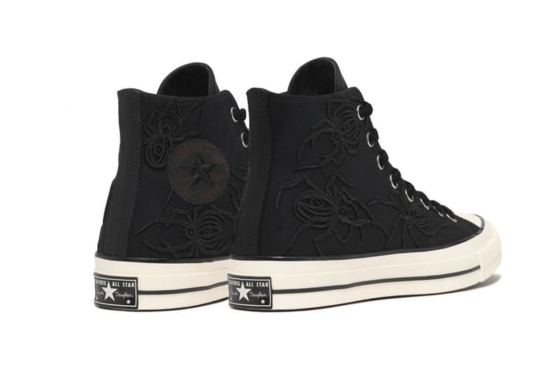 実力派タトゥーアーティスト Dr. Woo が手がける蜘蛛の刺繍を纏った Converse Chuck '70 が登場 dr. woo ドクター ウー コンバース chuck taylor 70s チャックテイラー hypebeast