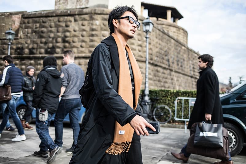 Streetsnaps：Pitti Uomo 93 Fall/Winter 2018 世界最大のメンズプレタポルテ見本市に集結した欧州のリアルなストリートスタイルをお届け 高橋盾 UNDERCOVER アンダーカバー 宮下貴裕 TAKAHIROMIYASHITATheSoloist. タカヒロミヤシタザソロイスト. Pitti Uomo ピッティ・ウォモ Off-White™️ オフホワイト インダストリアルベルト Balenciaga バレンシアガ Triple-S Gucci グッチ Luis Vuitton ルイ・ヴィトン Supreme シュプリーム BAPE A BATHING APE®︎ ア ベイシング エイプ HYPEBEAST ハイプビースト