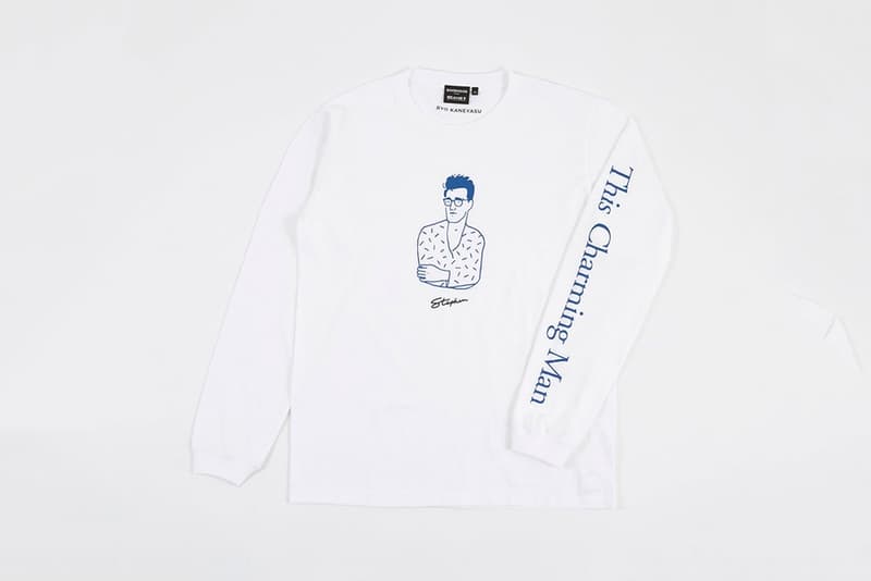 イラストレーター金安亮 x Goodhood x BEAMS T がイギリスの伝説的ミュージシャンにトリビュートを捧げるコラボコレクションをリリース ryo kaneyasu グッドフッド ビームス Joy Division ジョイ・ディビジョン Ian Curtis イアン・カーティス The Smiths ザ・スミス Morrissey モリッシー Damon Albarn デーモン・アルバーン Blur ブラー Primal Scream プライマル・スクリーム Bobby Gillespie ボビー・ギレスピー Gilbert & George ギルバート アンド ジョージ hypebeast