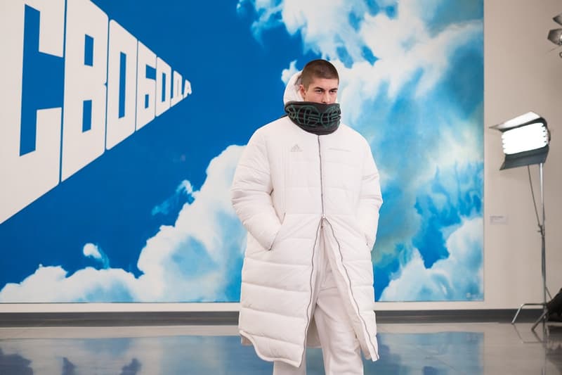 独自のスタイルにミリタリー要素を掛け合わせた Gosha Rubchinskiy 2018年秋冬コレクションを一挙プレイバック トレンドを色濃く反映したスタイルのみならずロシアヘッズたちの髪型や表情にも注目 ロシア エカテリンブルク Gosha Rubchinskiy ゴーシャ ラブチンスキー Burberry バーバリー Levi’s®︎ リーバイス Dr.Martens ドクターマーチン adidas アディダス ドロップショルダー オーバーサイズ コート類 スウェット カラーブロッキング フライトジャケット ワークシャツ HYPEBEAST ハイプビースト