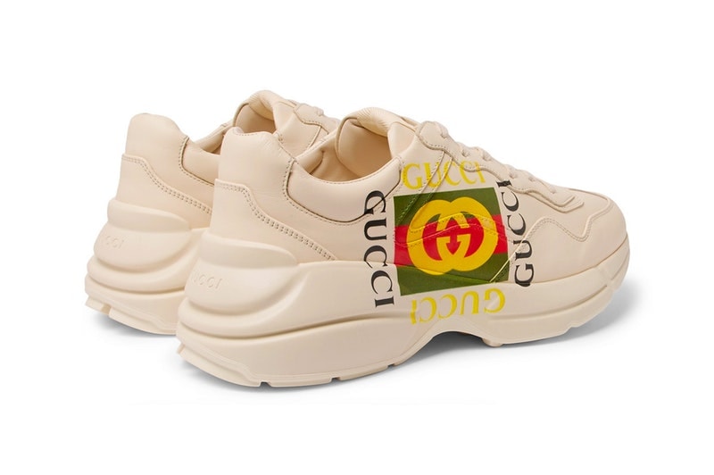 ボリューミーでヴィンテージライクな Gucci の Rhyton スニーカー3種類がリリース グッチ リュトン ロゴ ダッドスニーカー hypebeast