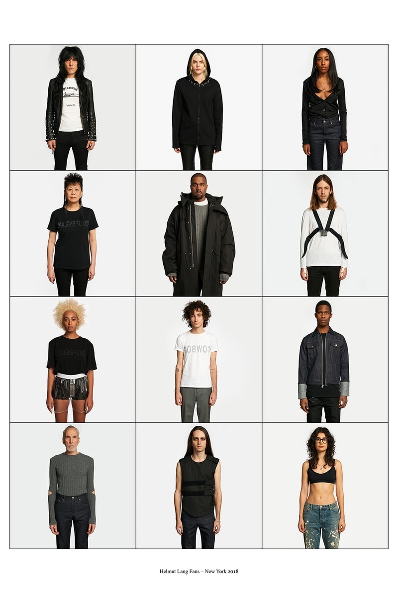 カニエ・ウェストが Helmut Lang の最新キャンペーンヴィジュアルに登場