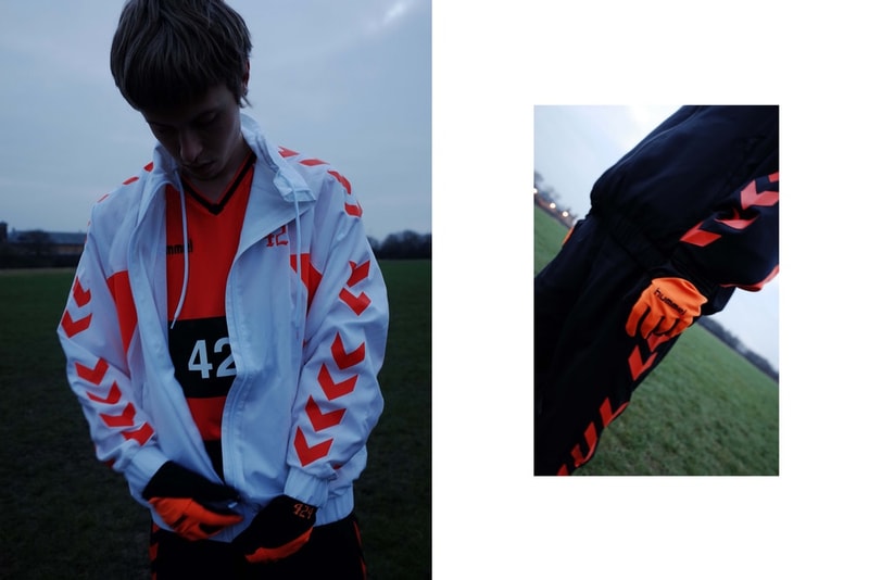 Hummel x 424 がフットボール文化を讃えるカプセルコレクションを制作 今、ストリート界では“サッカー”が熱い 友好な関係を築くGuillermo Andrade（ギレルモ・アンドラーデ）主宰の『424』と〈hummel（ヒュンメル）〉が再び手を組み、フットボールカルチャーを讃えるカプセルコレクションを制作した。スポーツ/スタイルの融合を目的とした最上級のプロジェクト“HUMMEL HIVE”の一環として登場する新作アイテムは、デンマーク発の同ブランドの根幹をなすサッカーとの深い繋がりとAndradeの個人的なスポーツへの愛を色濃く反映し、既存のフットボールウェアをファッション志向で仕上げることに成功。両者のロゴを巧みに応用した各プロダクトは、そのカラーパレットからオランダ代表へのトリビュートを感じてしまう。  〈hummel〉x『424』は、現在『hummel.net』ならびに『FourTwoFour on Fairfax』にて購入可能。あわせて、オンコートとオフコートの架け橋となる〈adidas Football（アディダス フットボール）〉の新パッケージ“COLD BLOODED PACK”もチェックしてみてはいかがだろうか。 HYPEBEAST ハイプビースト