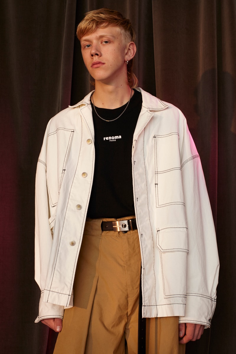 JieDa x renoma Paris のコラボを祝したポップアップストアが monkey time HARAJUKU にオープン エスプリと現代の空気感を加味させたストリート要素たっぷりなアイテムがフルラインアップで登場 JieDa ジエダ renoma Paris レノマ パリス monkey time HARAJUKU モンキータイム Morris Renoma モーリス・レノマ  オーバーコート モータージャケット Tシャツ ハーフパンツ HYPEBEAST ハイプビースト