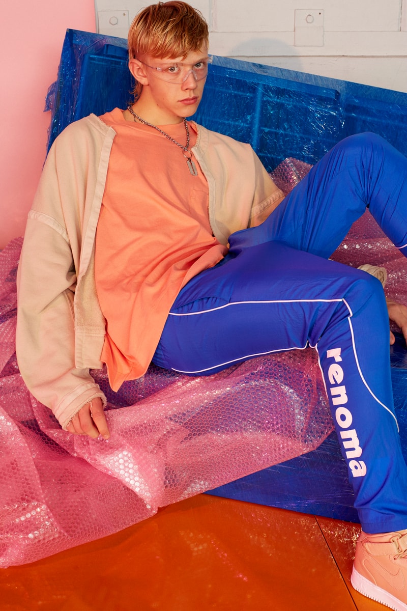 JieDa x renoma Paris のコラボを祝したポップアップストアが monkey time HARAJUKU にオープン エスプリと現代の空気感を加味させたストリート要素たっぷりなアイテムがフルラインアップで登場 JieDa ジエダ renoma Paris レノマ パリス monkey time HARAJUKU モンキータイム Morris Renoma モーリス・レノマ  オーバーコート モータージャケット Tシャツ ハーフパンツ HYPEBEAST ハイプビースト