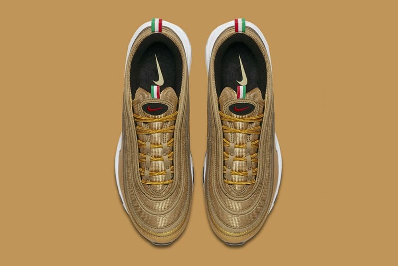 Nike Air Max 97 “Metallic Gold” にイタリアのエッセンスを注入 AM97屈指の人気カラーがより一層ラグジュアリーな装いに エアマックス スニーカー ナイキ ローンチ リリース 発売日 通販 オンライン HYPEBEAST ハイプビースト