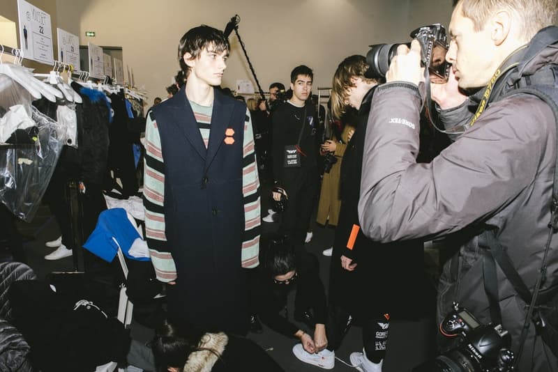 各界の業界人たちが集結した Off-White™️ 2018年秋冬コレクションのバックステージに潜入 ヴァージルと親交の深いフューチャーやミゲル、そして現代アーティストの村上隆も来場 Louis Vuitton ルイ・ヴィトン Kim Jones キム・ジョーンズ Virgil Abloh ヴァージル・アブロー Off-White™️ オフホワイト Future フューチャー Miguel ミゲル Metro Boomin メトロ・ブーミン Marcelo Burlon マルセロ・ヴァーロン 村上隆 Nike ナイキ The Ten Air Force 1 Timberland ティンバーランド 6-Inch Boots Beastie Boys ビースティ・ボーイズ Weezer ウィーザー Tyler,The Creator タイラー・ザ・クリエイター HYPEBEAST ハイプビースト