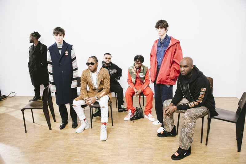 各界の業界人たちが集結した Off-White™️ 2018年秋冬コレクションのバックステージに潜入 ヴァージルと親交の深いフューチャーやミゲル、そして現代アーティストの村上隆も来場 Louis Vuitton ルイ・ヴィトン Kim Jones キム・ジョーンズ Virgil Abloh ヴァージル・アブロー Off-White™️ オフホワイト Future フューチャー Miguel ミゲル Metro Boomin メトロ・ブーミン Marcelo Burlon マルセロ・ヴァーロン 村上隆 Nike ナイキ The Ten Air Force 1 Timberland ティンバーランド 6-Inch Boots Beastie Boys ビースティ・ボーイズ Weezer ウィーザー Tyler,The Creator タイラー・ザ・クリエイター HYPEBEAST ハイプビースト