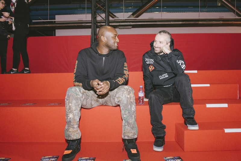 各界の業界人たちが集結した Off-White™️ 2018年秋冬コレクションのバックステージに潜入 ヴァージルと親交の深いフューチャーやミゲル、そして現代アーティストの村上隆も来場 Louis Vuitton ルイ・ヴィトン Kim Jones キム・ジョーンズ Virgil Abloh ヴァージル・アブロー Off-White™️ オフホワイト Future フューチャー Miguel ミゲル Metro Boomin メトロ・ブーミン Marcelo Burlon マルセロ・ヴァーロン 村上隆 Nike ナイキ The Ten Air Force 1 Timberland ティンバーランド 6-Inch Boots Beastie Boys ビースティ・ボーイズ Weezer ウィーザー Tyler,The Creator タイラー・ザ・クリエイター HYPEBEAST ハイプビースト