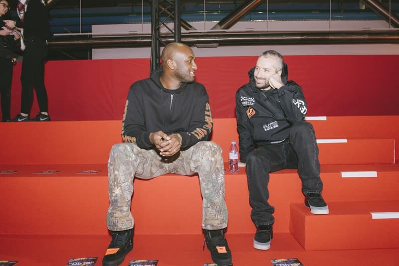 各界の業界人たちが集結した Off-White™️ 2018年秋冬コレクションのバックステージに潜入 ヴァージルと親交の深いフューチャーやミゲル、そして現代アーティストの村上隆も来場 Louis Vuitton ルイ・ヴィトン Kim Jones キム・ジョーンズ Virgil Abloh ヴァージル・アブロー Off-White™️ オフホワイト Future フューチャー Miguel ミゲル Metro Boomin メトロ・ブーミン Marcelo Burlon マルセロ・ヴァーロン 村上隆 Nike ナイキ The Ten Air Force 1 Timberland ティンバーランド 6-Inch Boots Beastie Boys ビースティ・ボーイズ Weezer ウィーザー Tyler,The Creator タイラー・ザ・クリエイター HYPEBEAST ハイプビースト