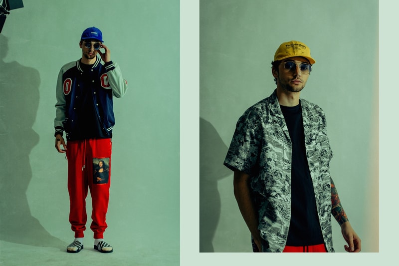 Feature Sneaker Boutique よりリラックスムードが漂う Off-White™️ の最新エディトリアルが到着 〈Off-White™️〉2017年ホリデーコレクションのキーピースを大人仕様のスタイリングにアレンジ Virgil Abloh ヴァージル・アブロー HYPEBEAST Magazine オフホワイト Feature Sneaker Boutique フューチャー スニーカー ブティック スタジャン ハワイアンシャツ クロスアローロゴ インダストリアルロゴ リラックスパンツ スライダー スリッポン キャップ HYPEBEAST ハイプビースト