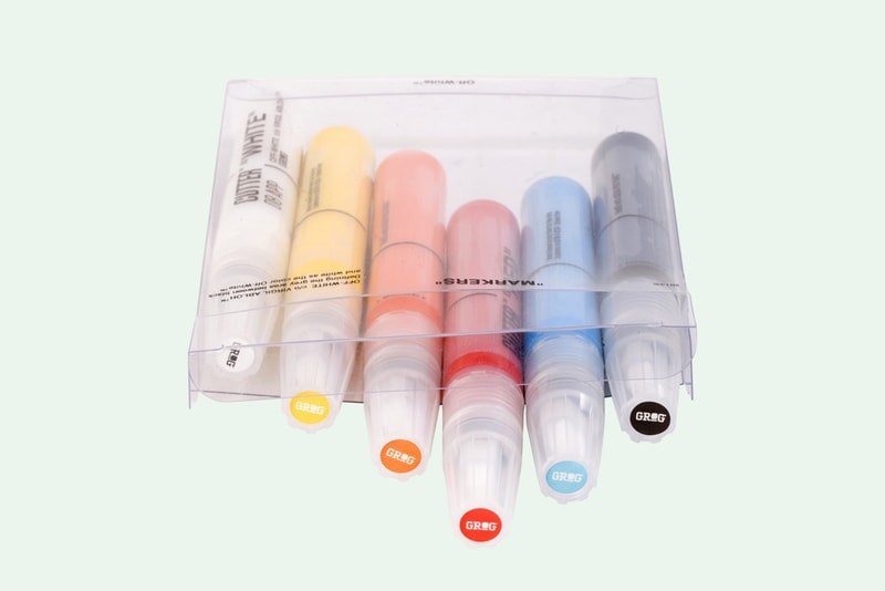 有名インクメーカー Grog と Off-White™️ によるデコラティブなコラボマーカーセットが登場 ヴァージル・アブローの代名詞である二重引用符でファッショナブルなデザインに Virgil Abloh ヴァージル・アブロー Off-White™️ オフホワイト Grog グロッグ HYPEBEAST ハイプビースト