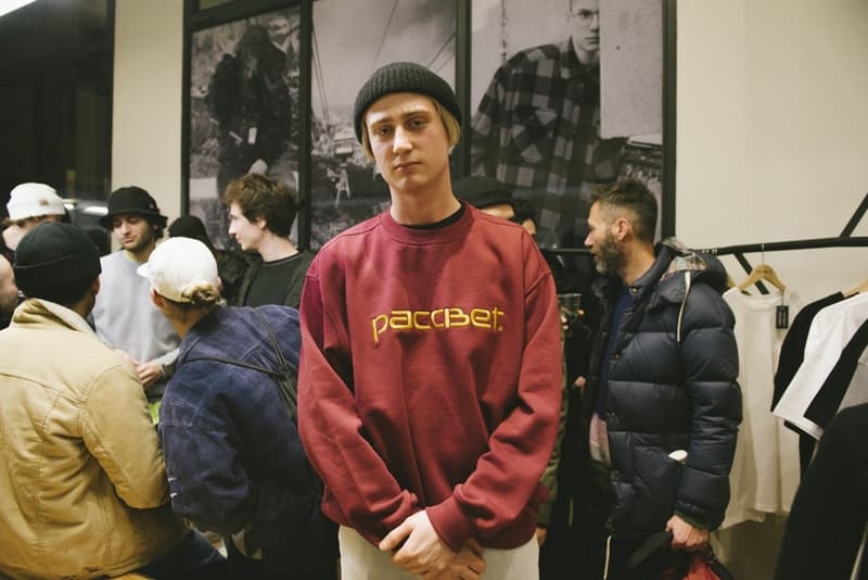 ストリートシーンのキーパーソンが多数来場した PACCBET x Carhartt WIP パリローンチイベントに潜入 ゴーシャ・ラブチンスキーや〈BRAIN DEAD〉のカイル・ウンを筆頭に思い思いのスタイルを楽しむヘッズたちの服装もチェック Dover Street Market Ginza DSMG ドーバー Gosha Rubchinskiy ゴーシャ・ラブチンスキー トリア・ティタエヴ PACCBET ラスベート Carharrtt WIP カーハート WIP BRAIN DEAD ブレイン デッド Kyle Ng カイル・ウン HYPEBEAST ハイプビースト