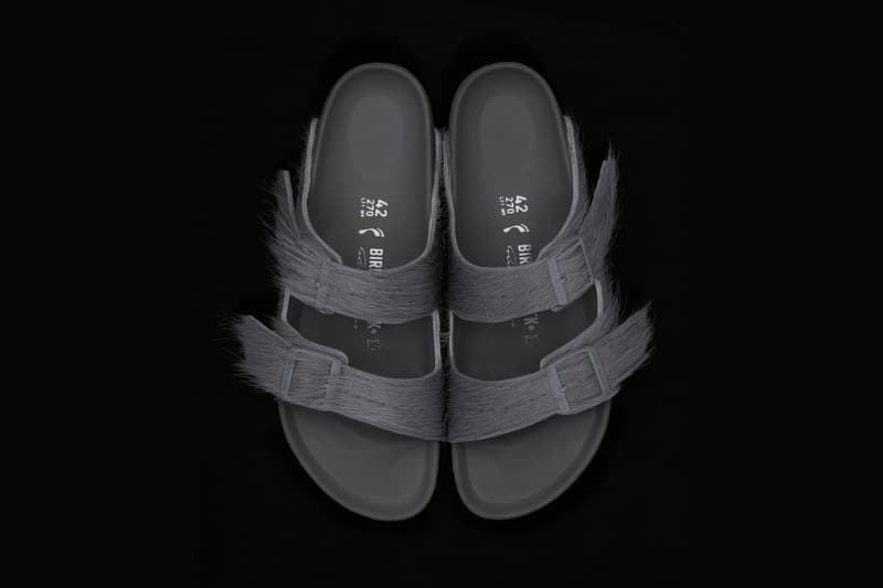 Rick Owens x BIRKENSTOCK のタッグより神秘的な雰囲気を宿した ARIZONA が登場 老舗フットウェアブランドの名作モデルに高級素材でモードのエッセンスを投入 adidas アディダス Rick Owens リック・オウエンス BIRKENSTOCK ビルケンシュトック ARIZONA アリゾナ ポニーヘア フルグレインレザー HYPEBEAST ハイプビースト