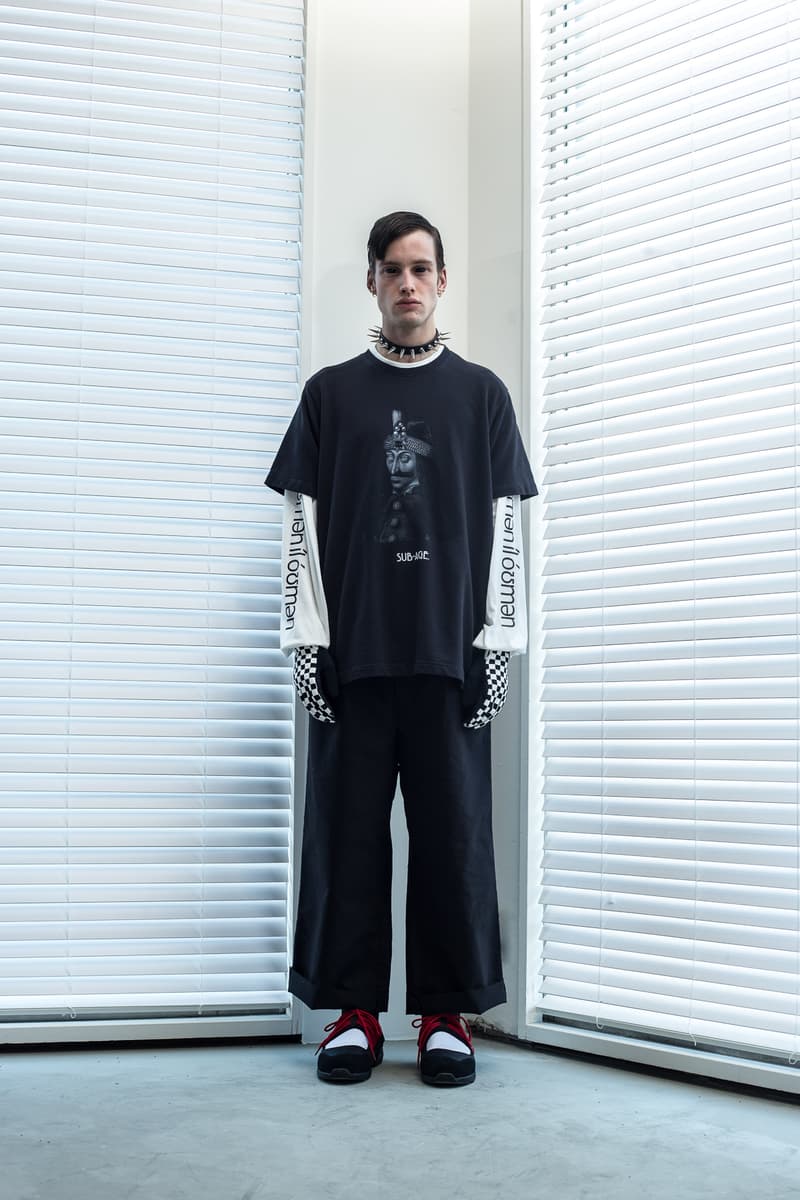 ホラームービーにも焦点を当てた SUB-AGE. 2018年秋冬コレクション 東京の気鋭アーティストと協業のグラフィカルなアイテムと平行したスタンダードなものづくりで全体観でのアンバランスさを表現 サベージ  HYPEBEAST ハイプビースト