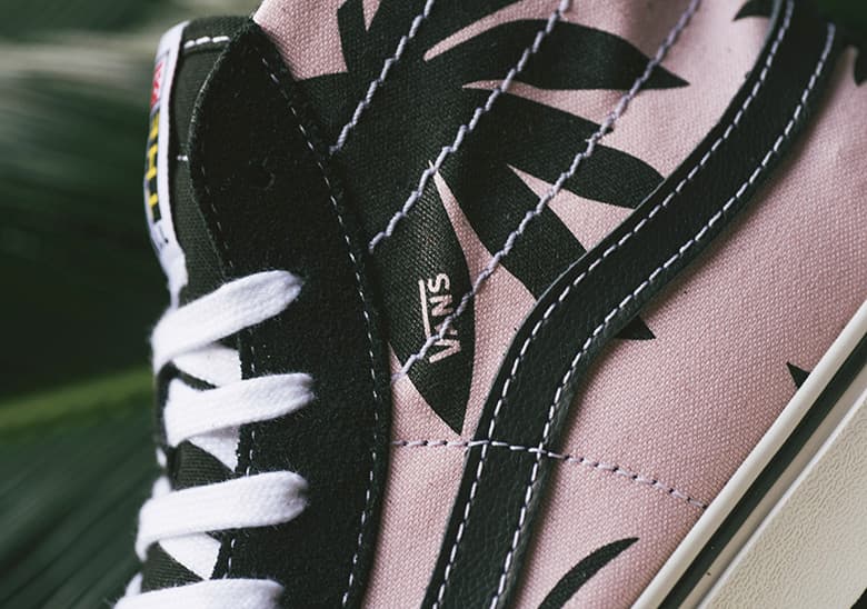 Vans よりトロピカルなリーフ柄を纏った Sk8-Hi がリリース ヴァンズ ピンク リーフ パーム パルム 葉っぱ トロピカル 夏 palm leaf hypepebast