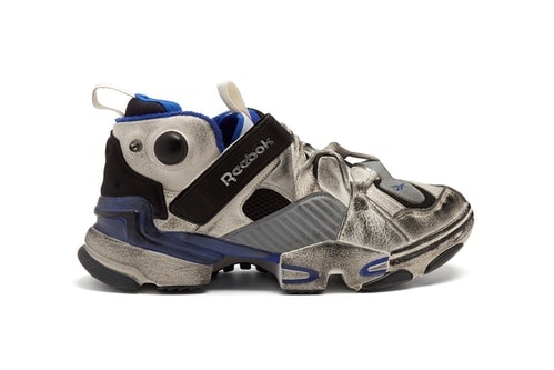 Vetements と Reebok が Genetically Modified Pump からブルーを効かせた新色をリリース