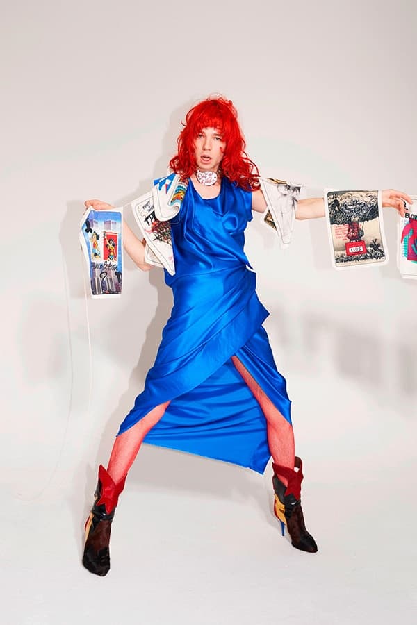 Vivienne Westwood より個性溢れる柄使いが目を引く2018年秋冬ルックブック&ショートフィルムが到着 戦争をテーマに掲げたVivienne流のアーミースタイルをチェック パンクロック 反逆性 エレガンス アヴァンギャルド Vivienne Westwood ヴィヴィアン ウェストウッド アーミーカモフラージュ タータンチェック ストライプ テーラードジャケット スラックス セットアップ 変形パンツ トランプカード HYPEBEAST ハイプビースト