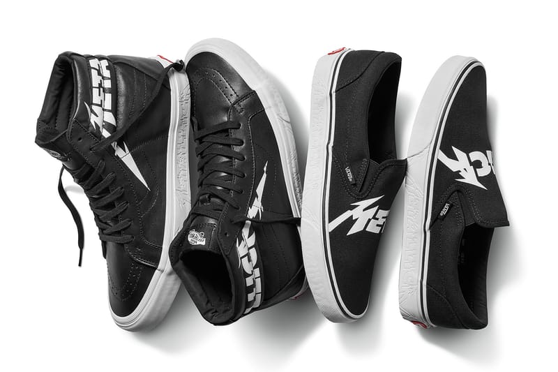 Vans よりレジェンド級ヘヴィメタバンド Metallica とのコラボフットウェア2型が登場