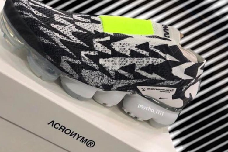 ACRONYM x Nike による新作コラボとされる Air VaporMax Moc のビジュアルがリーク